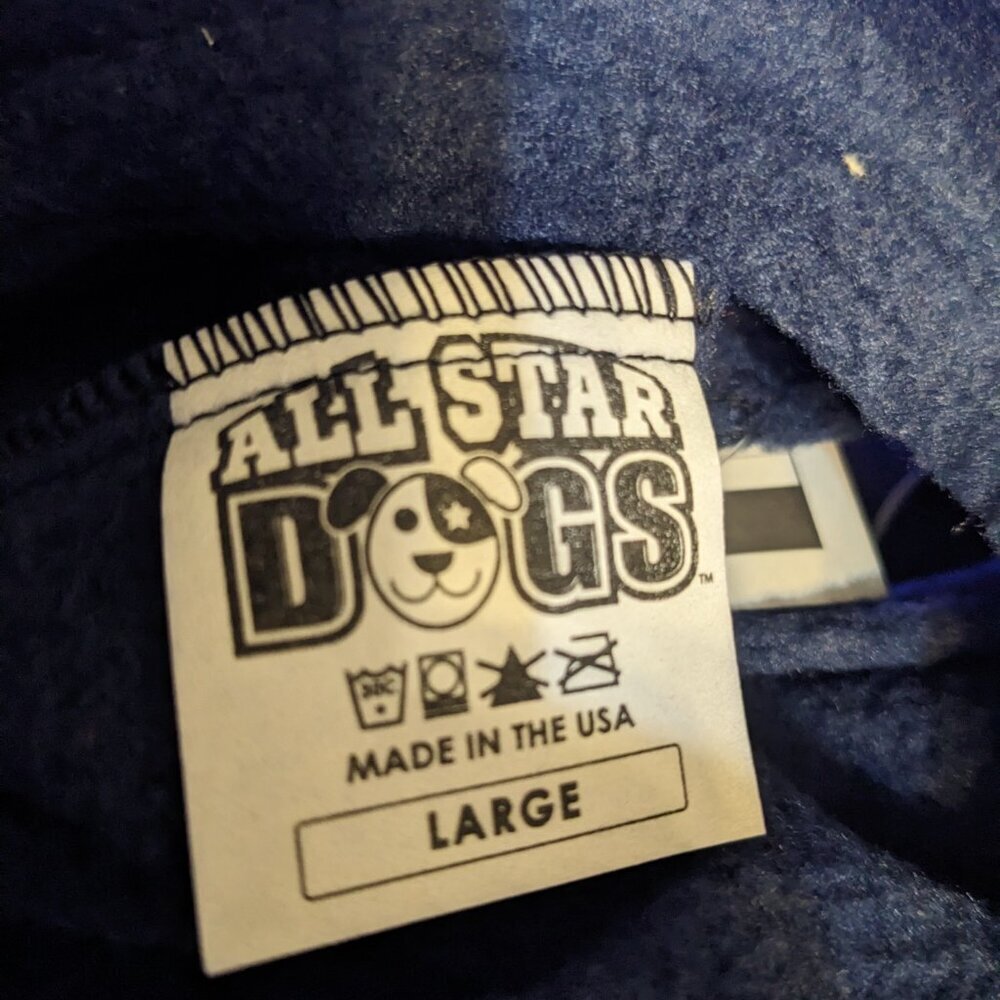 NEW- All Star Dogs Size Large Auburn University Dog Sweater Soft SEC Navy - Picture 5 of 5